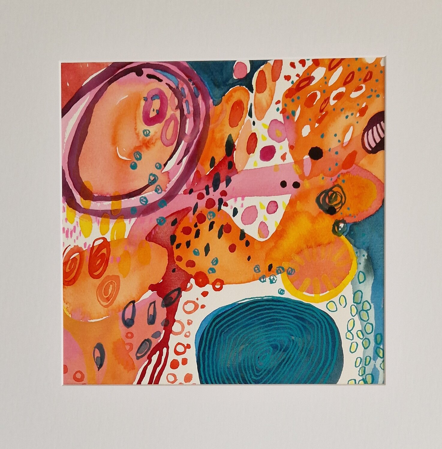 Fröhlichkeit 1 Gabriele Wöllhaf Original painting for sale