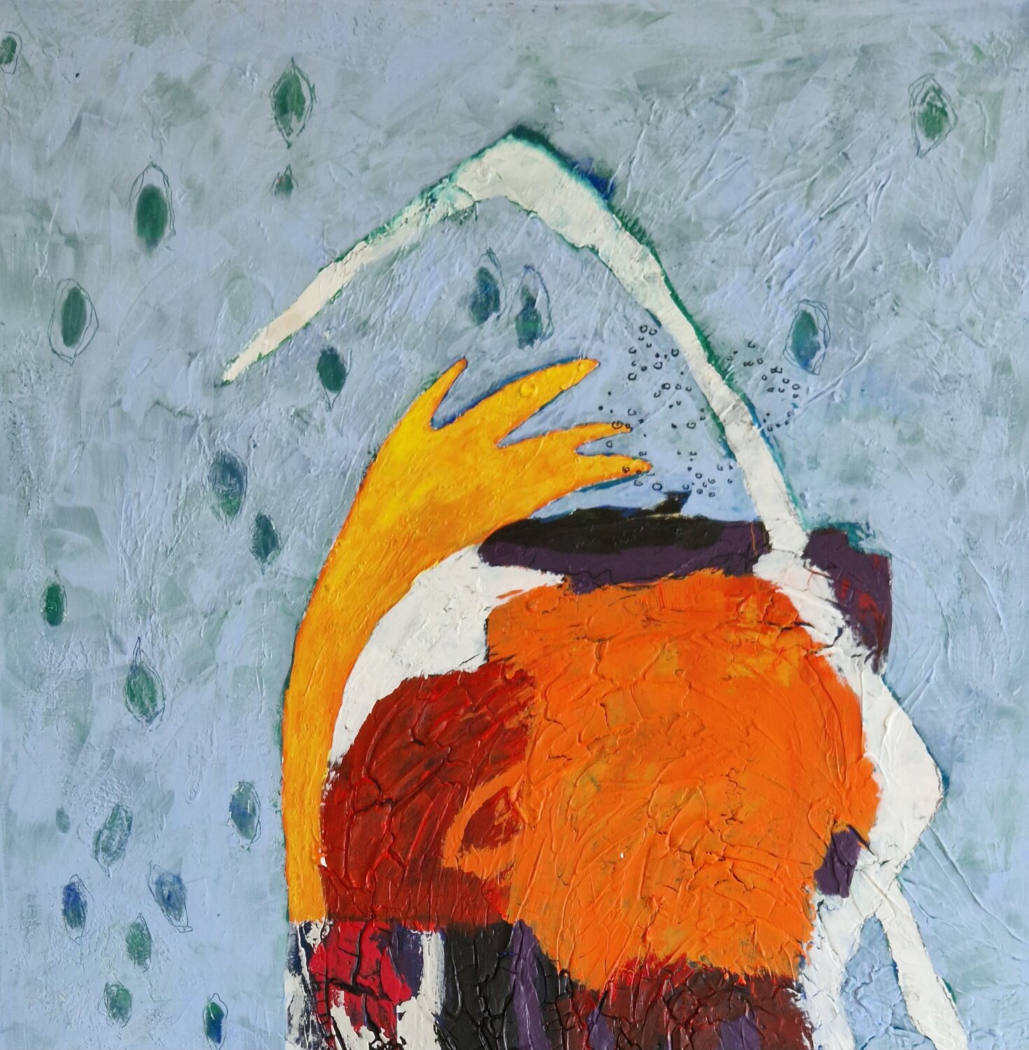 Gartenstück Gabriele Wöllhaf Original painting for sale