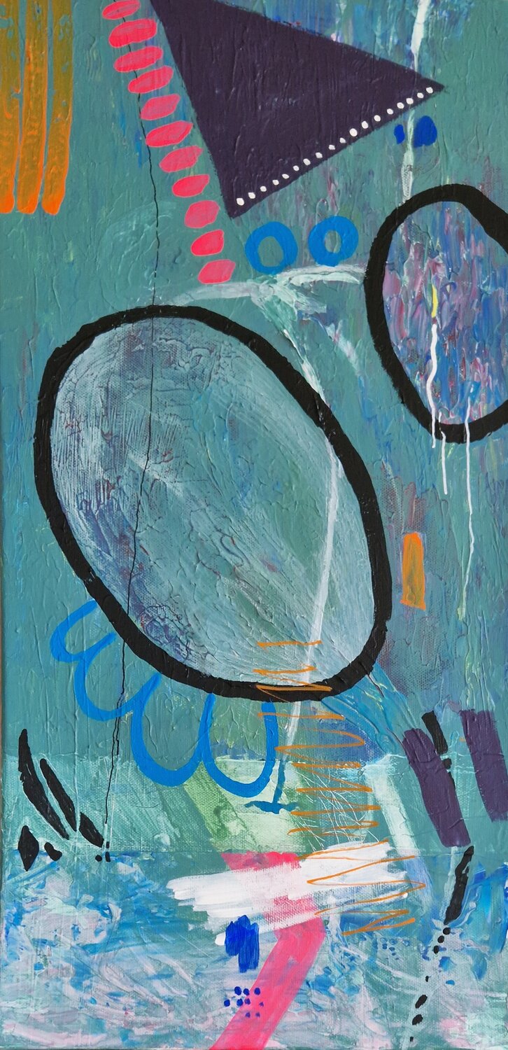 Melancholie des Alltags Gabriele Wöllhaf Original painting for sale