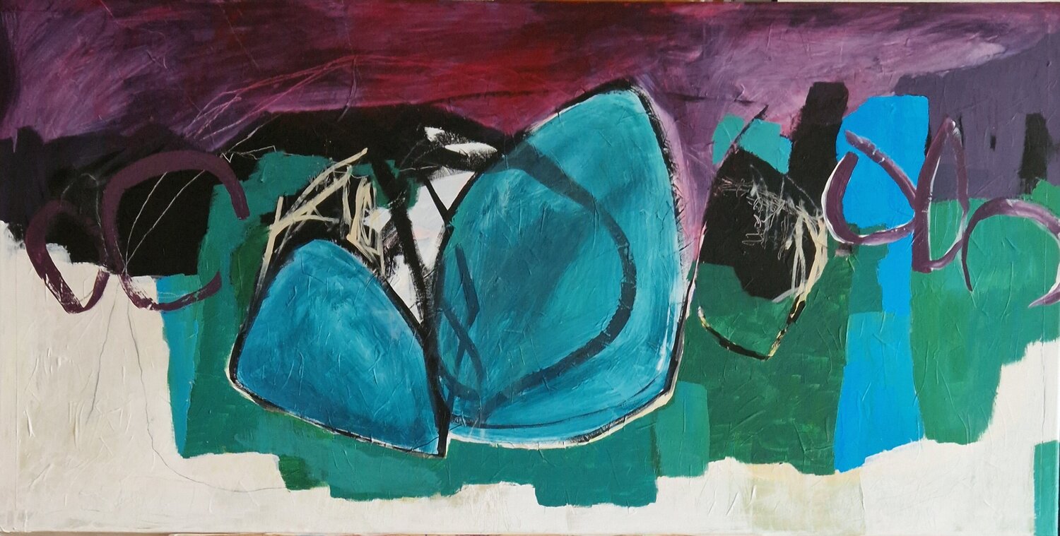 Energetische Kopplung Gabriele Wöllhaf Original painting for sale