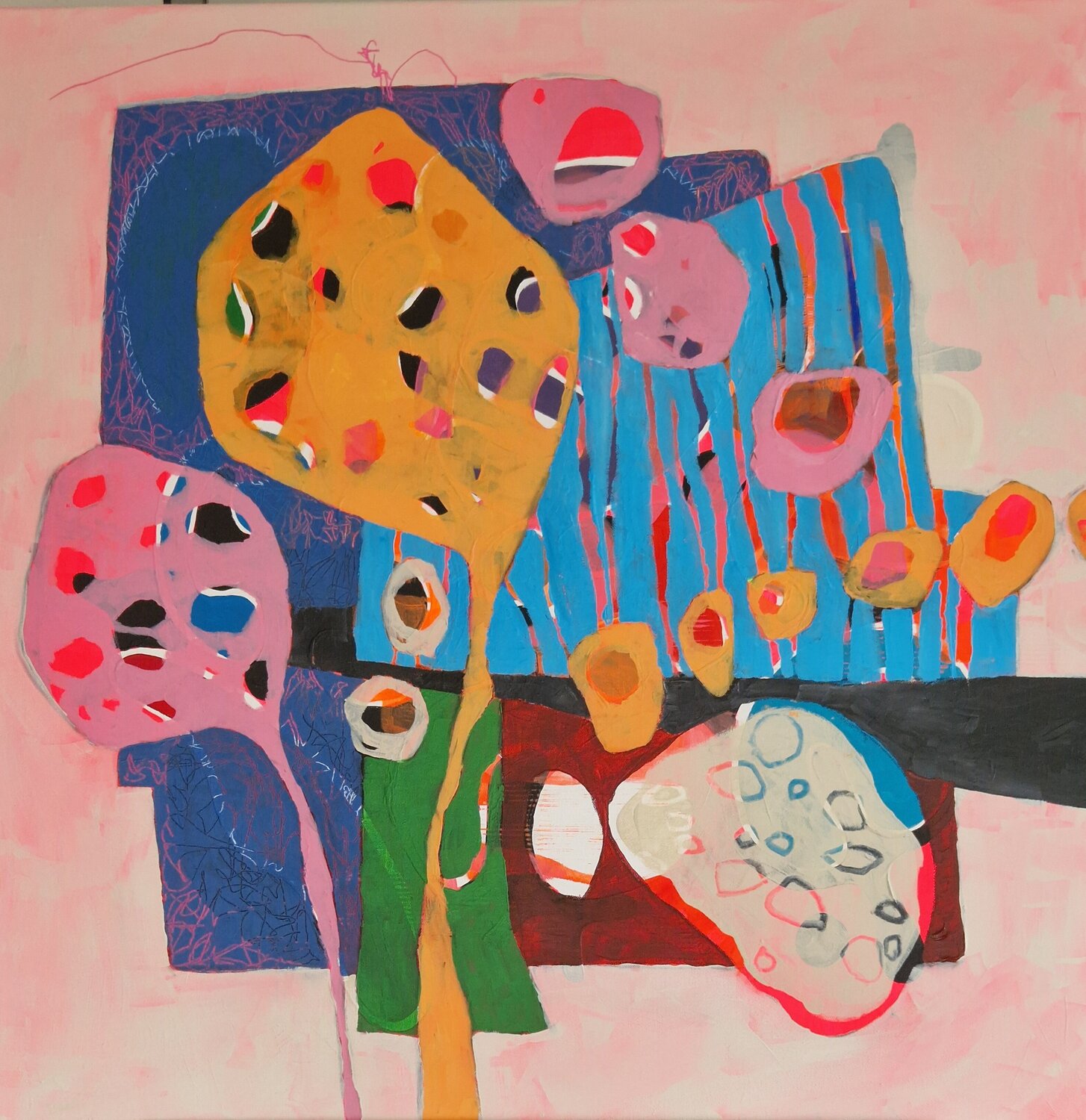 Eigenleben Gabriele Wöllhaf Original painting for sale