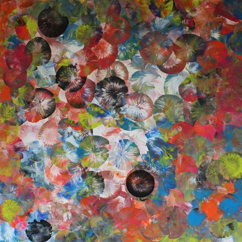 Fuochi d'artificio by Carmen Sciarini, Painting for Sale on Select
