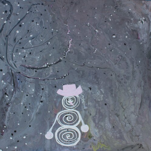 L'inverno il Mago del freddo by Carmen Sciarini, Painting for Sale on Select
