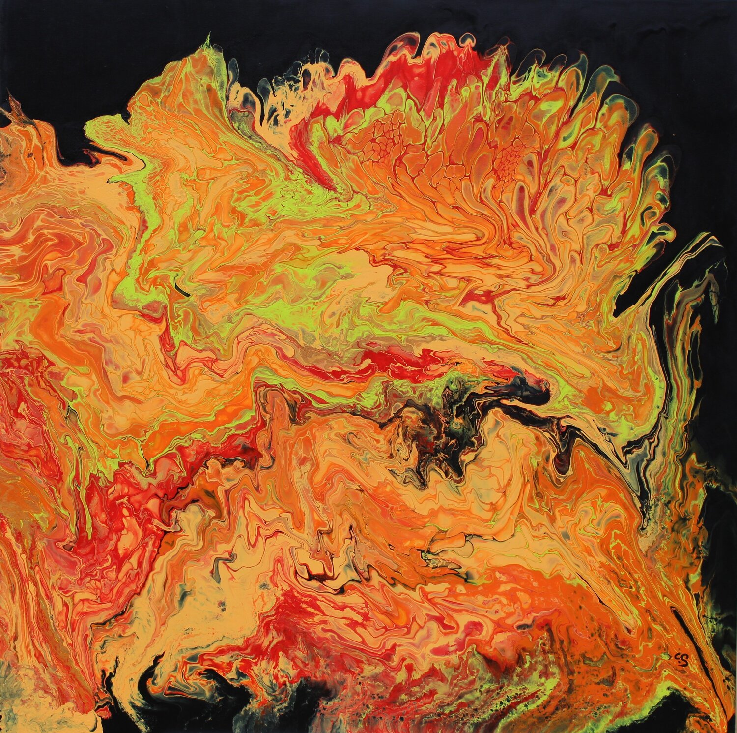 Cane Eroe Carmen Sciarini Original painting for sale