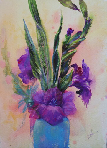 Blooming Serenity by Vida Göhlmann, Painting for Sale on Select