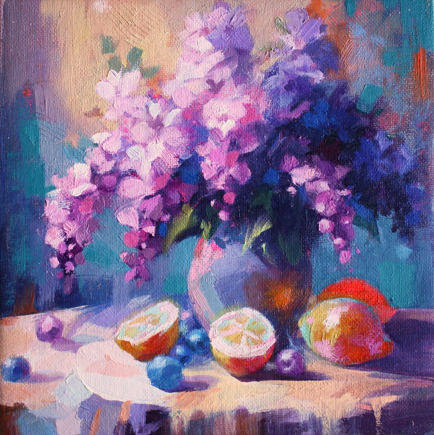 Violet Love Vida Göhlmann Original painting for sale
