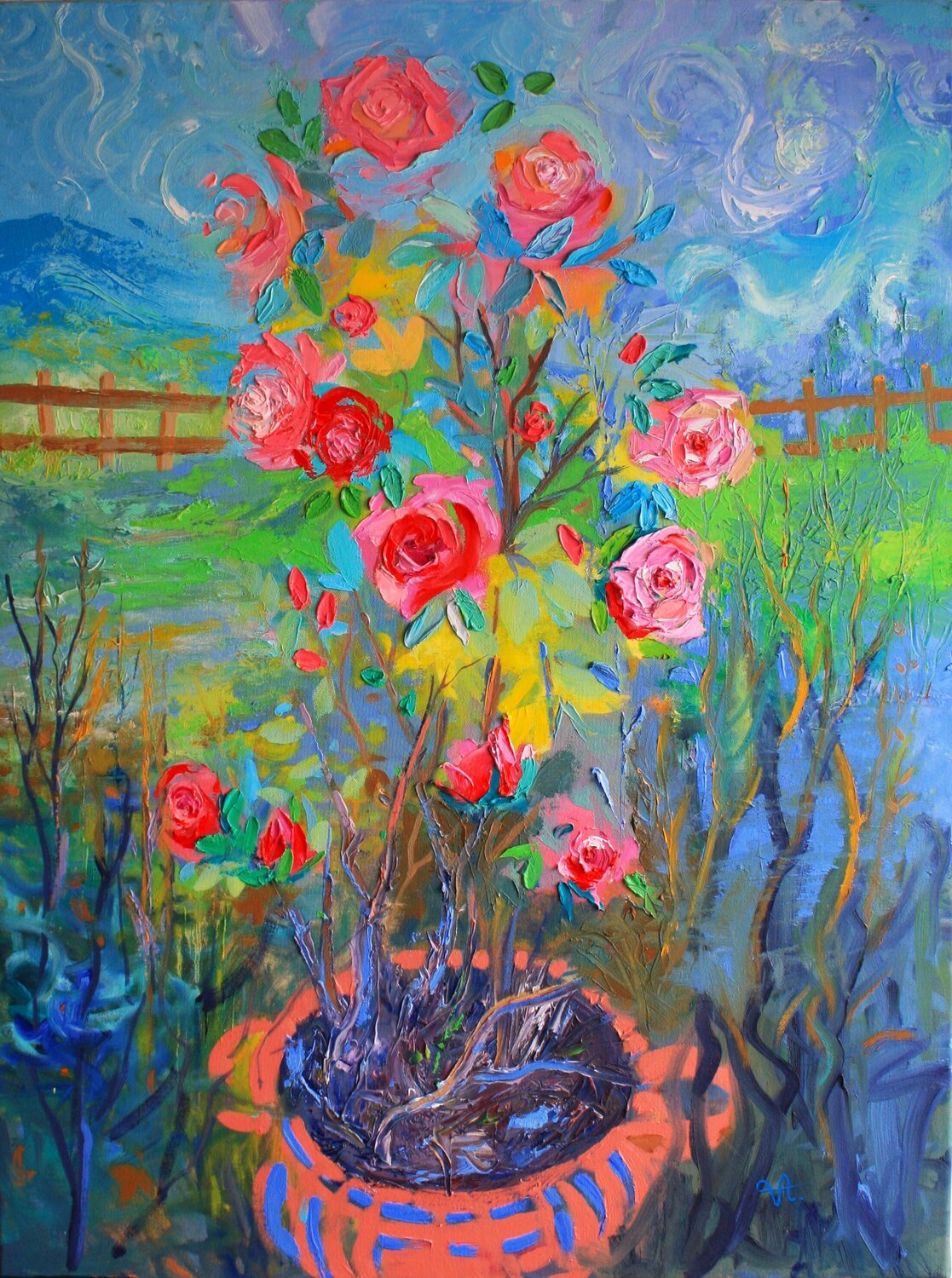 A Vision! Vida Göhlmann Original painting for sale