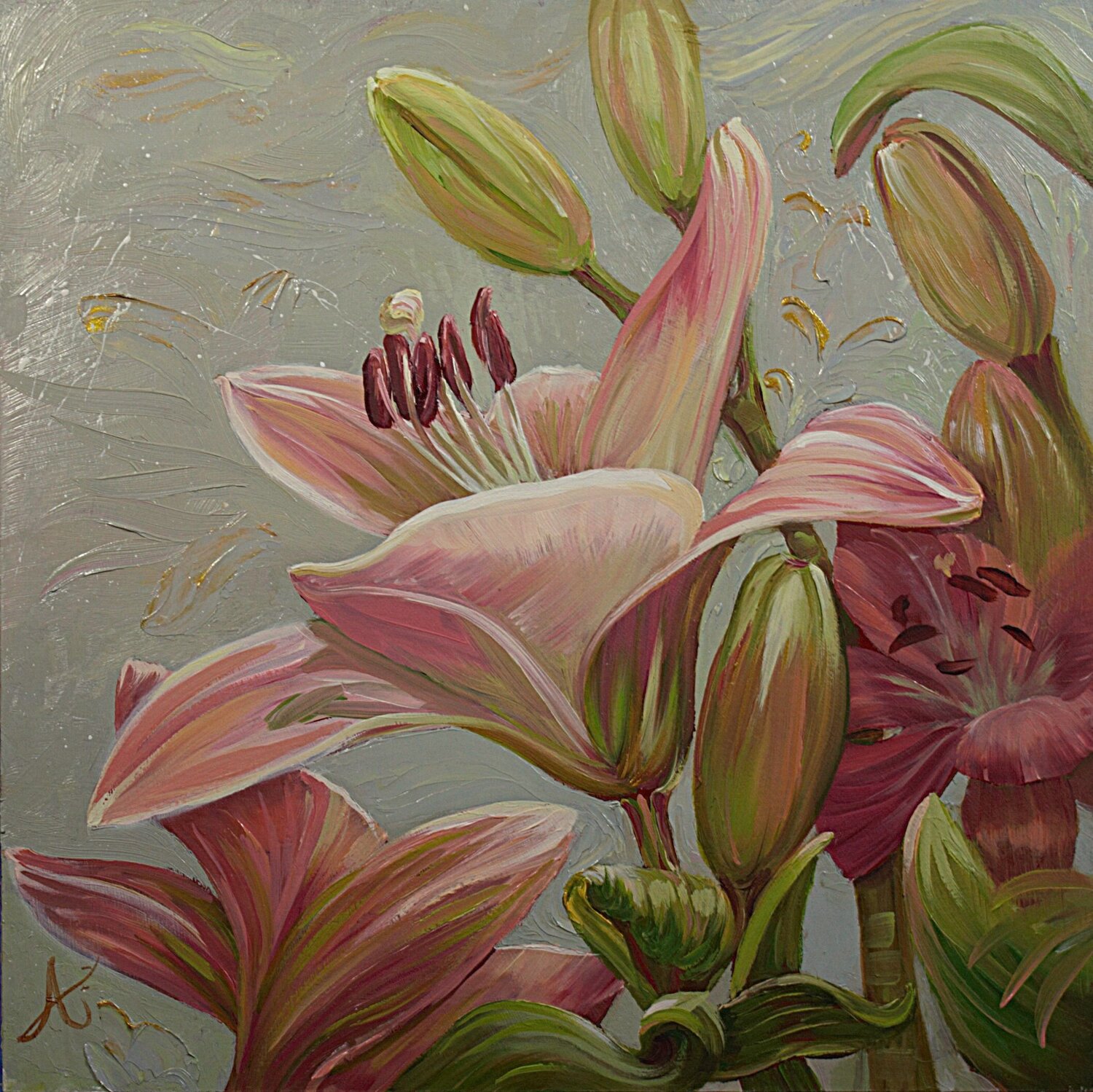 Lily Land Vida Göhlmann Original painting for sale