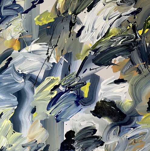 Static Electricity by Fabian Braun, Painting for Sale on Select