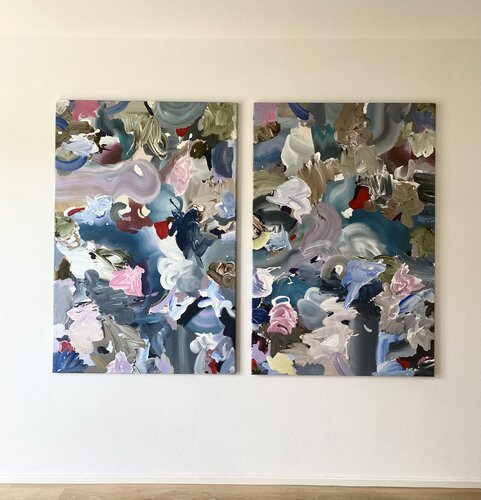 Soft Impact by Fabian Braun, Painting for Sale on Select