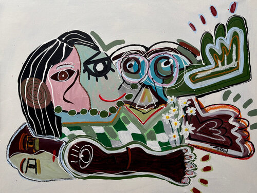 Relaxing by Fabian Braun, Painting for Sale on Select
