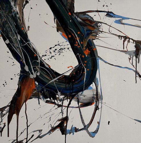 In Shape by Fabian Braun, Painting for Sale on Select