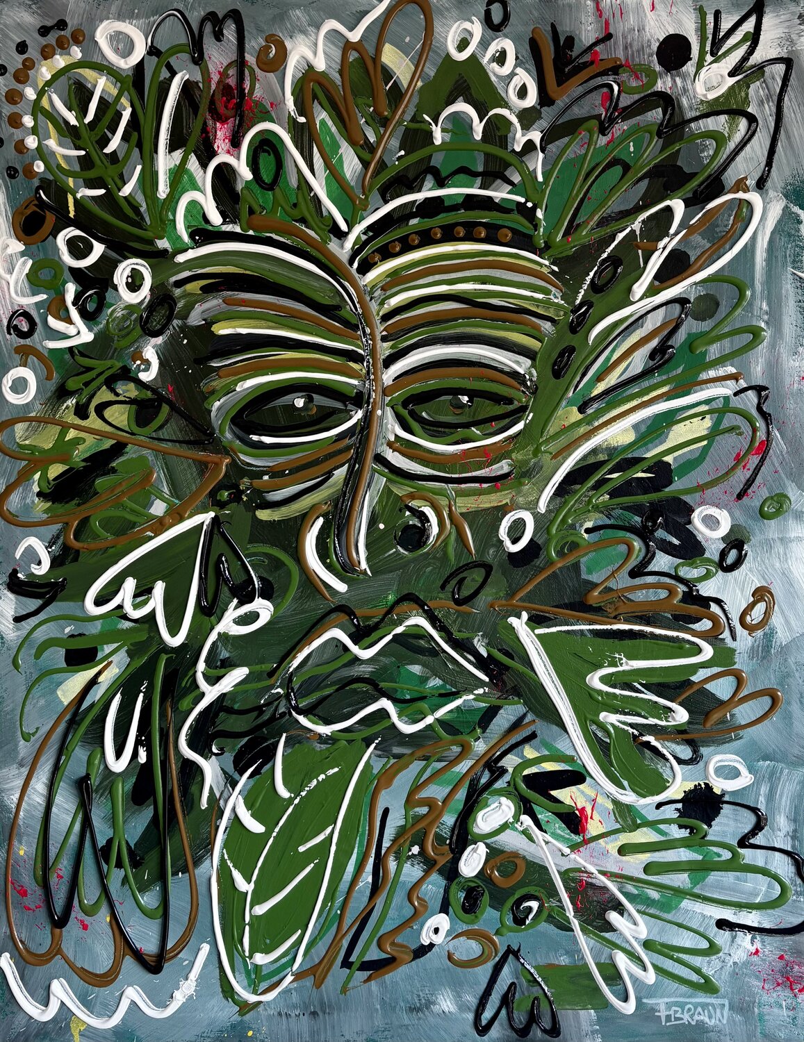 Jungle Fabian Braun Original painting for sale