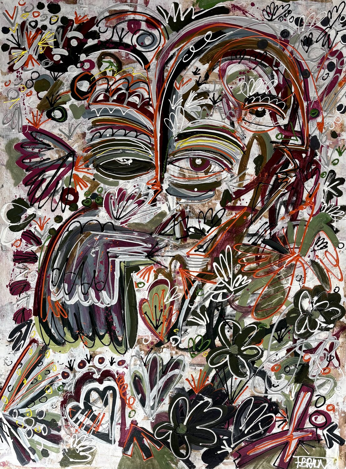 Exotic Fabian Braun Original painting for sale