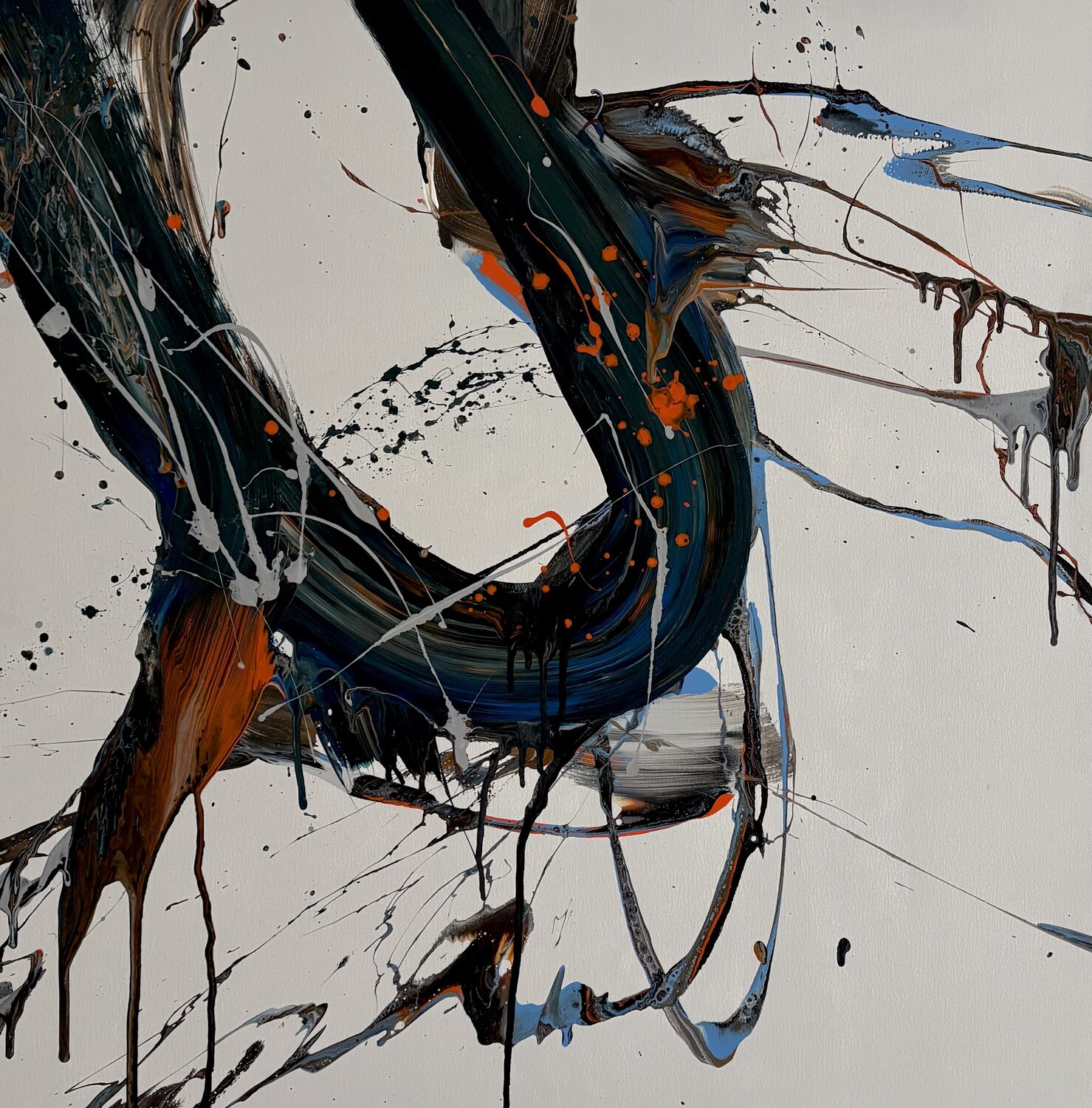 In Shape Fabian Braun Original painting for sale