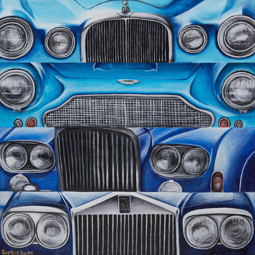 Blue Bloods by Sophia Rose, Painting for Sale on Select