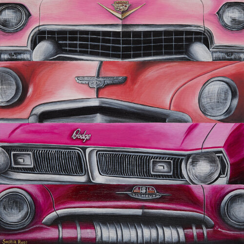 Tickled Pink by Sophia Rose, Painting for Sale on Select