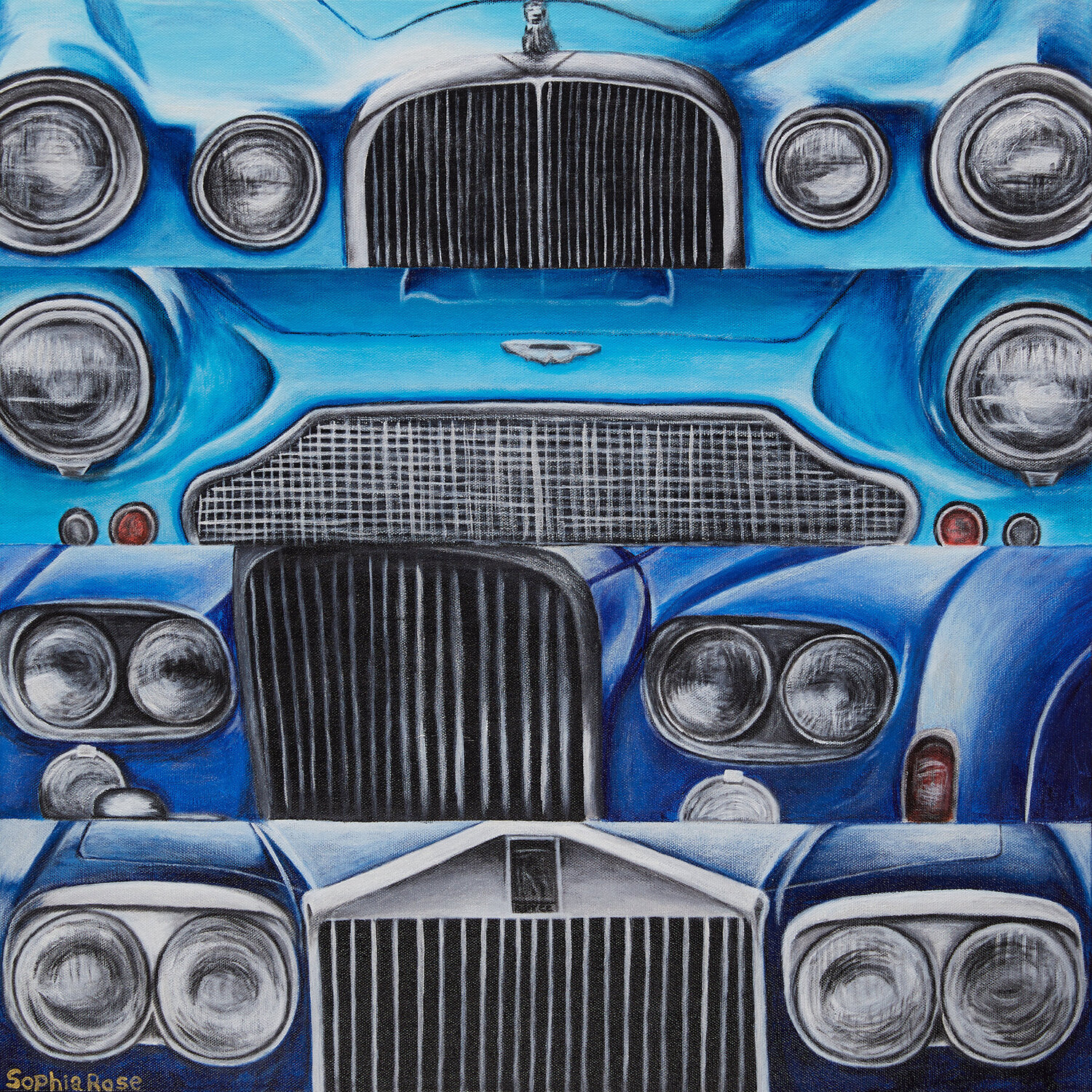Blue Bloods Sophia Rose Original painting for sale