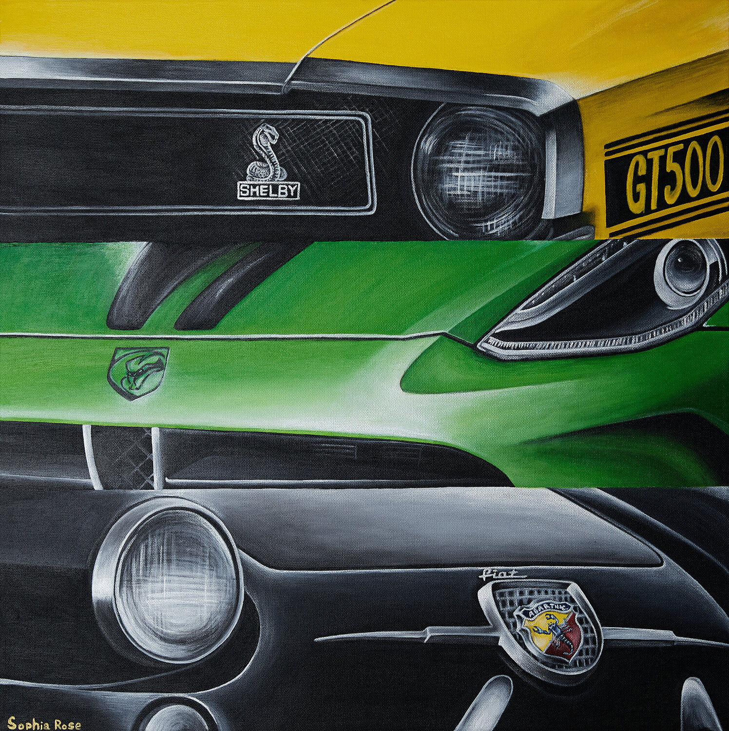 Venomous Sophia Rose Original painting for sale