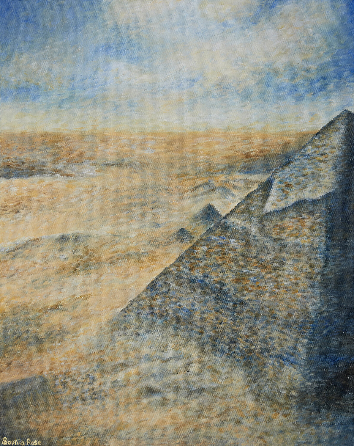 Perspective Sophia Rose Original painting for sale