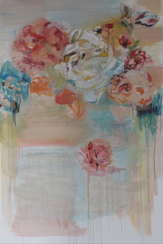 2019/03/26 Für Gundi fehlst by Maritta Weber, Painting for Sale on Select