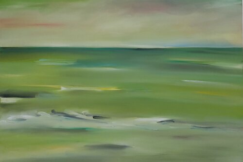 2025/06/01 Grün by Maritta Weber, Painting for Sale on Select