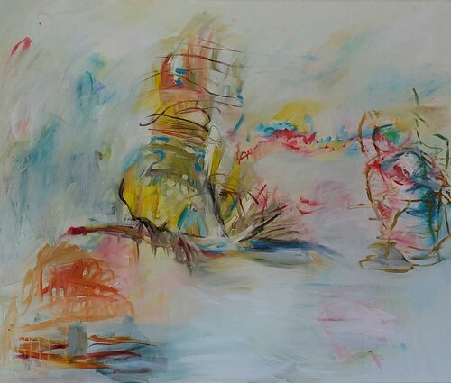 2025/06/30 Flüchtige Momente by Maritta Weber, Painting for Sale on Select