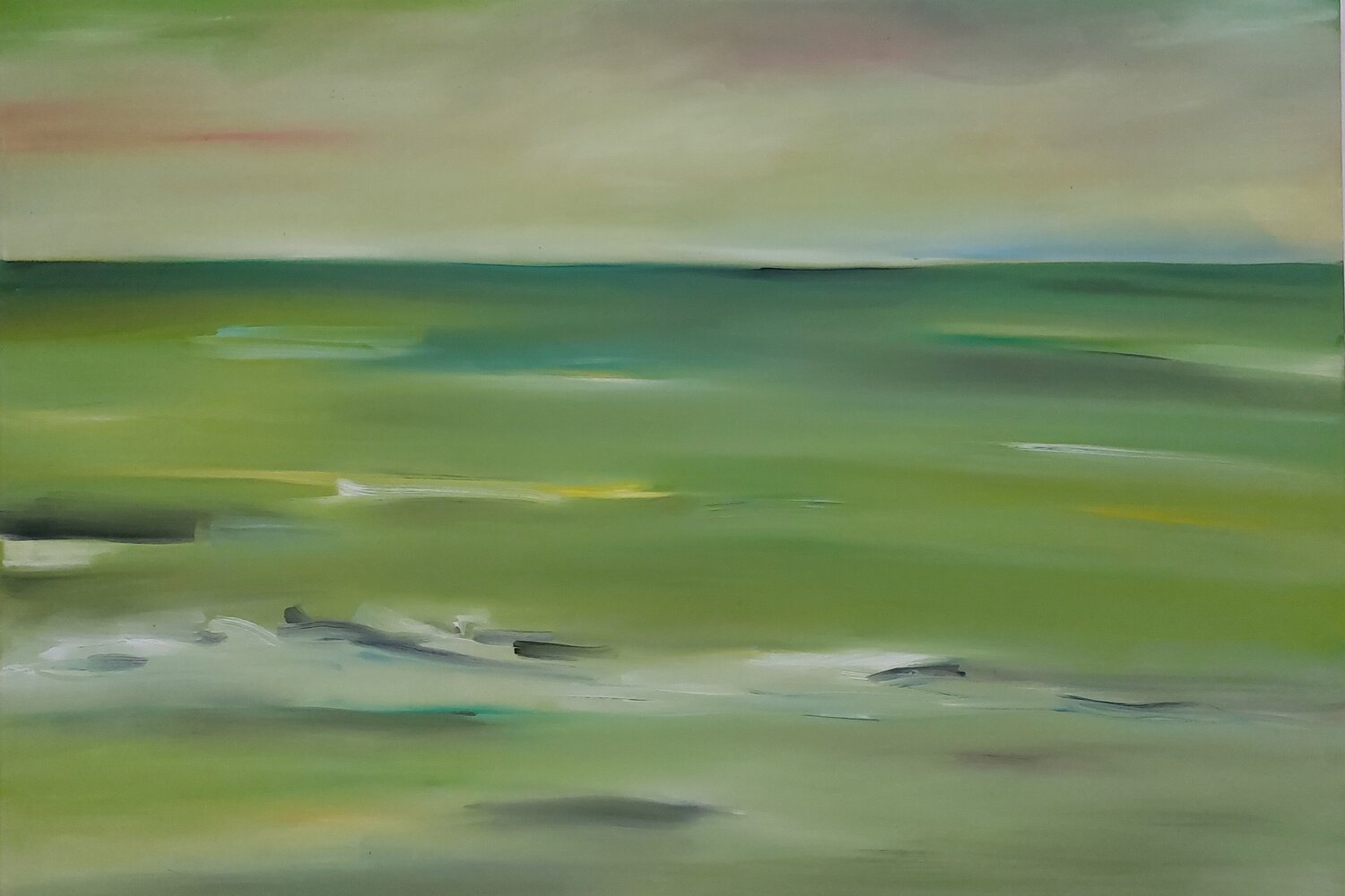 2025/06/01 Grün Maritta Weber Original painting for sale