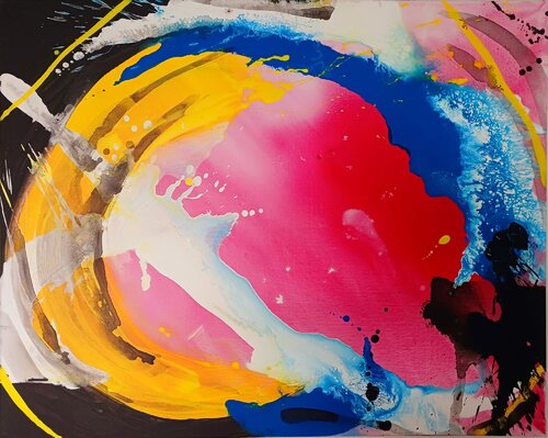 Cosmos by Eliana Sá, Painting for Sale on Select