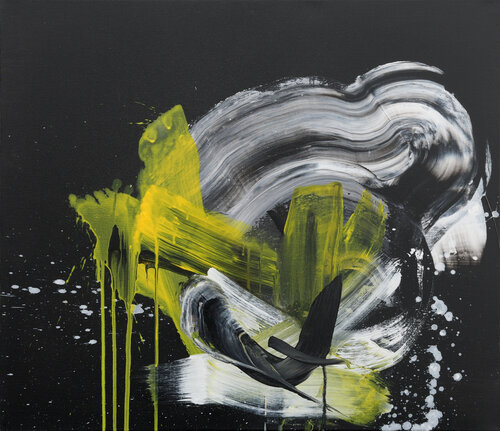 Black expansion by Eliana Sá, Painting for Sale on Select