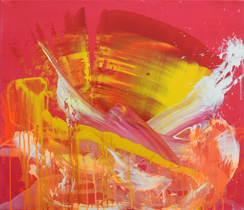 Pink passage by Eliana Sá, Painting for Sale on Select