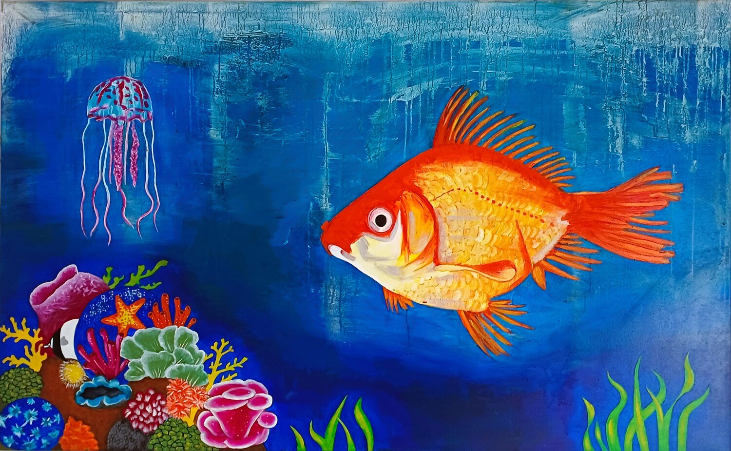 Ocean Eliana Sá Original painting for sale
