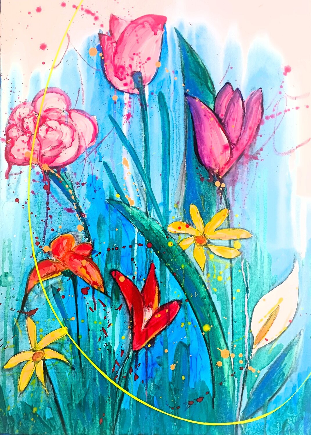 Spring Eliana Sá Original painting for sale