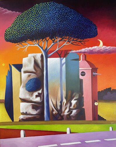 Metamorfosi di una roccia by Maria Carmen Salis, Painting for Sale on Select