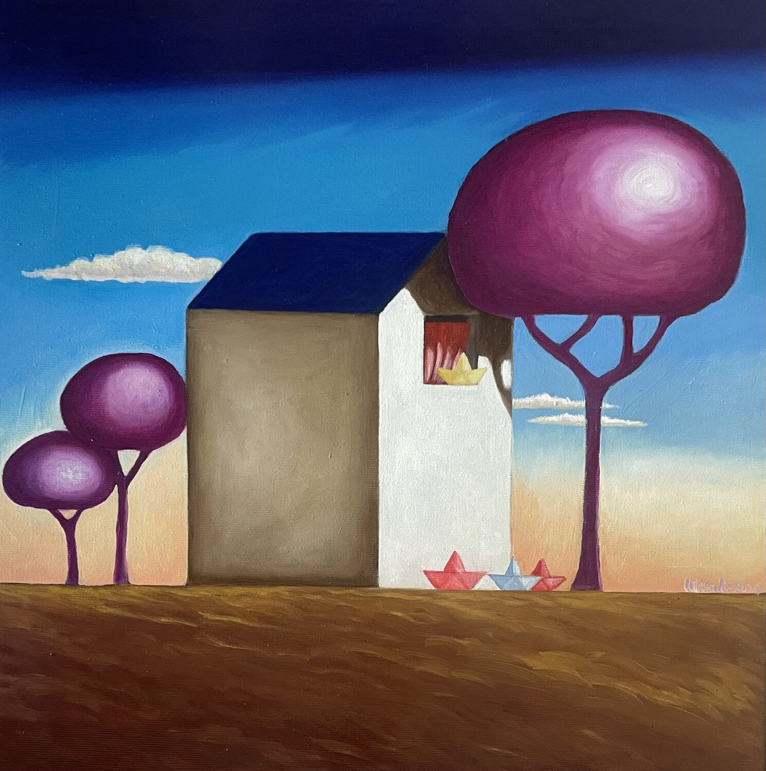 Buttati! Maria Carmen Salis Original painting for sale