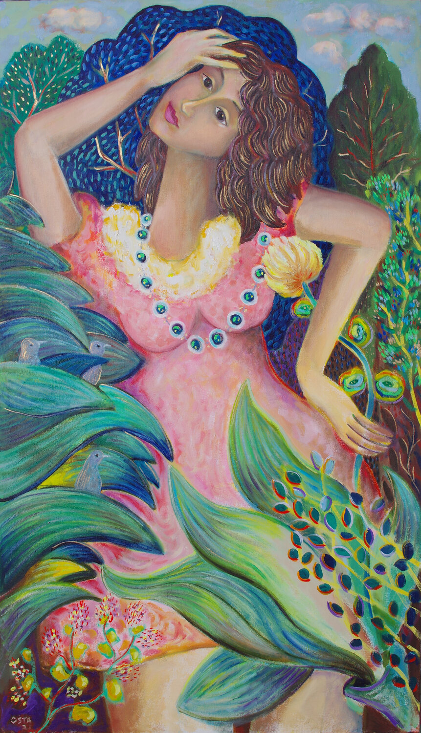 Nature Girl Andrew Osta Original painting for sale