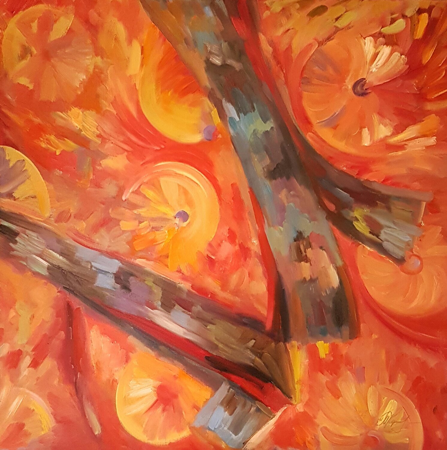 Roads (China through my eyes) Tatiana Kyriakidou Original painting for sale