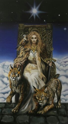 Oil Painting Guardian Exclusive Interior Piece by Evgeniya Duvakina, Painting for Sale on Select