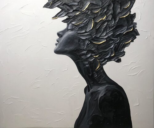She Knows Her Worth by Evgeniya Duvakina, Painting for Sale on Select