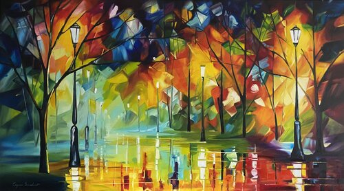 “Autumn Light” von Evgeniya Duvakina, Malerei kaufen auf Select
