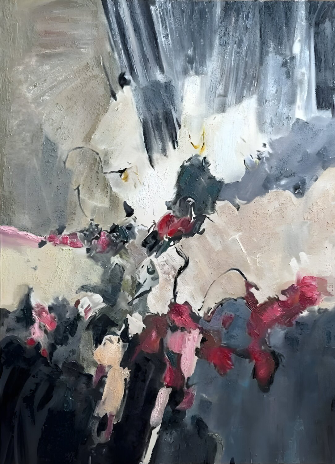 Premium Abstract Painting “Pulse of Color” Evgeniya Duvakina Original painting for sale