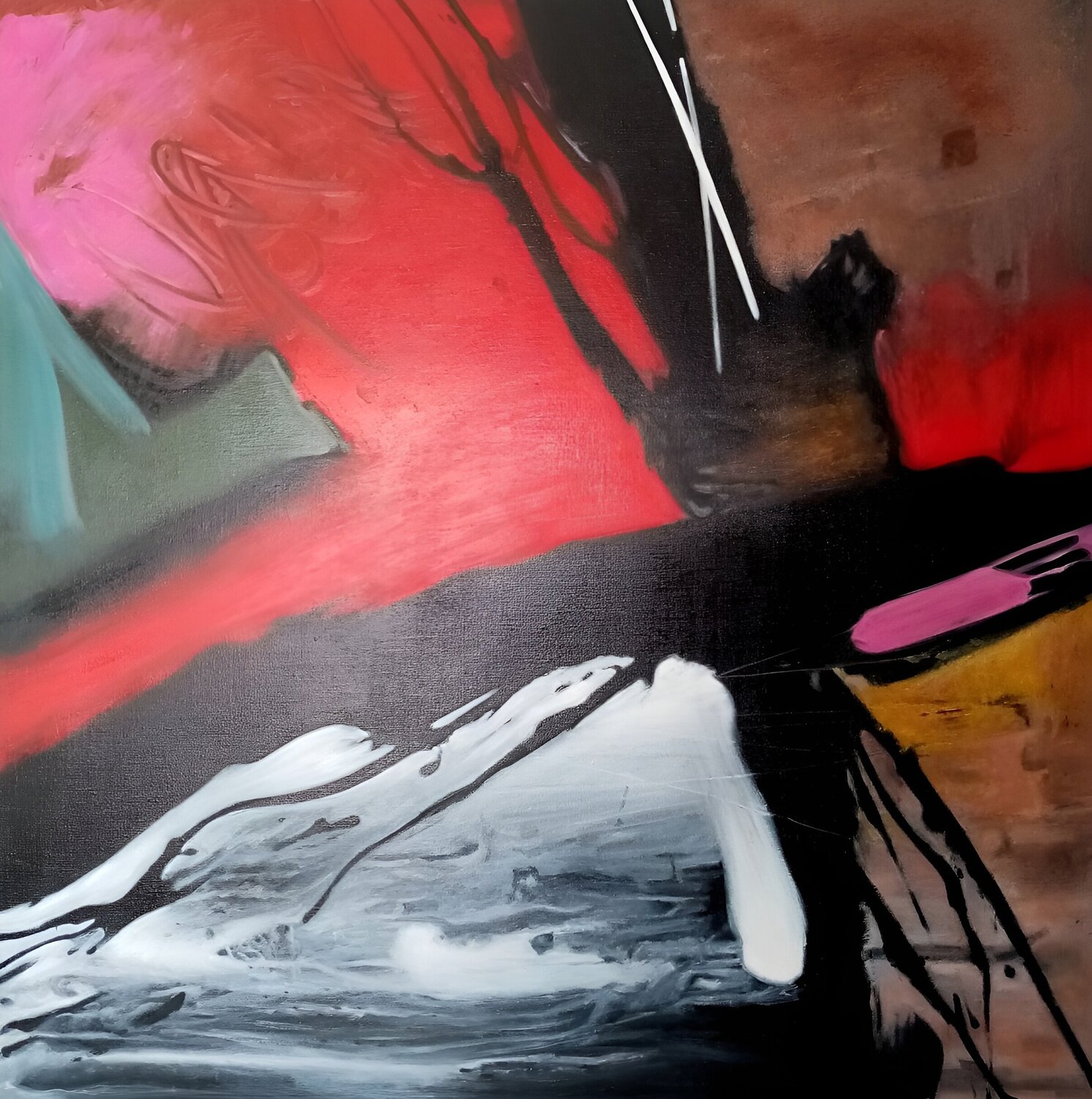 Oil painting “The Edge of Emotions” Evgeniya Duvakina Original painting for sale