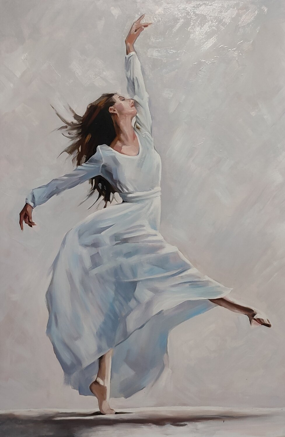 Premium-class oil painting that you can look at endlessly “Ballerina” Evgeniya Duvakina Original painting for sale