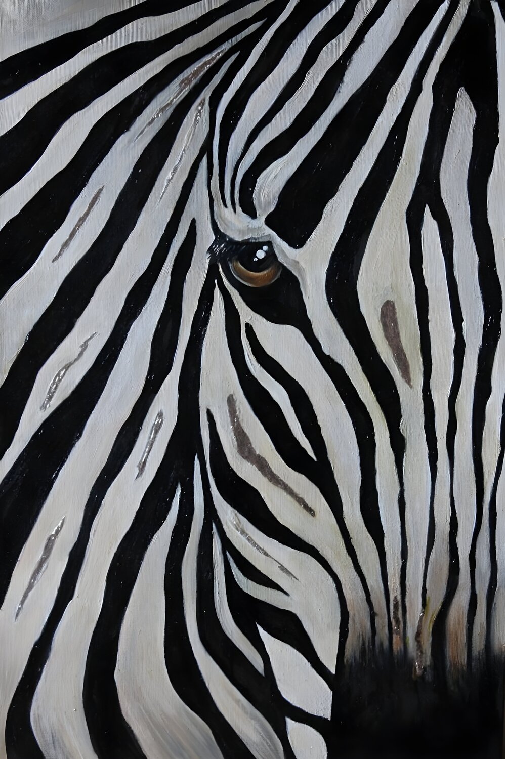Original Oil Painting "Gaze of the Savannah" — Elegant Museum-Quality Wildlife Fine Art Evgeniya Duvakina Original painting for sale