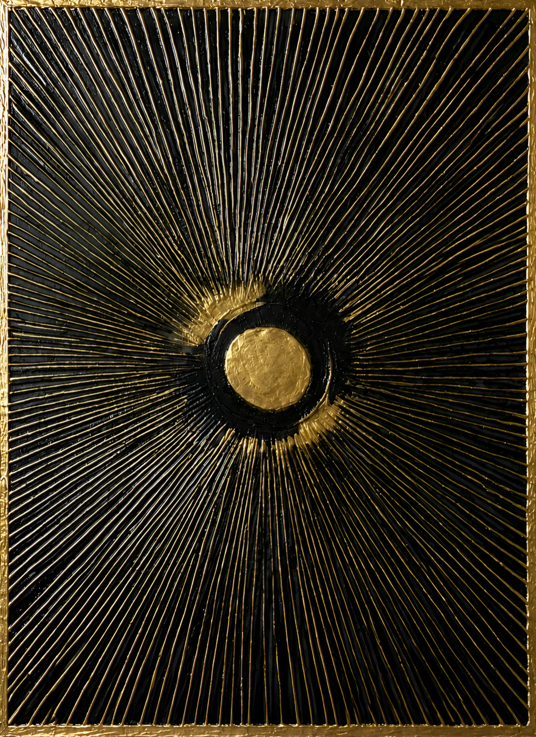 Exclusive Painting “Golden Pulse” — The Energy of Light, Strength, and Inner Harmony Evgeniya Duvakina Original painting for sale