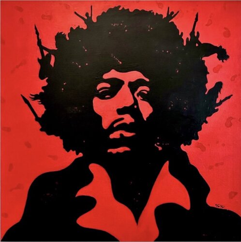 Jimi by Salvatore Petrucino, Painting for Sale on Select