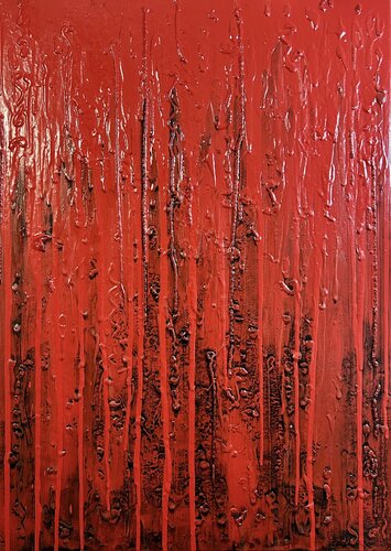 Profondo Rosso by Salvatore Petrucino, Painting for Sale on Select