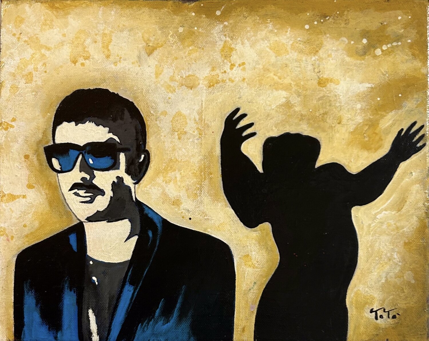 Namaste Salvatore Petrucino Original painting for sale