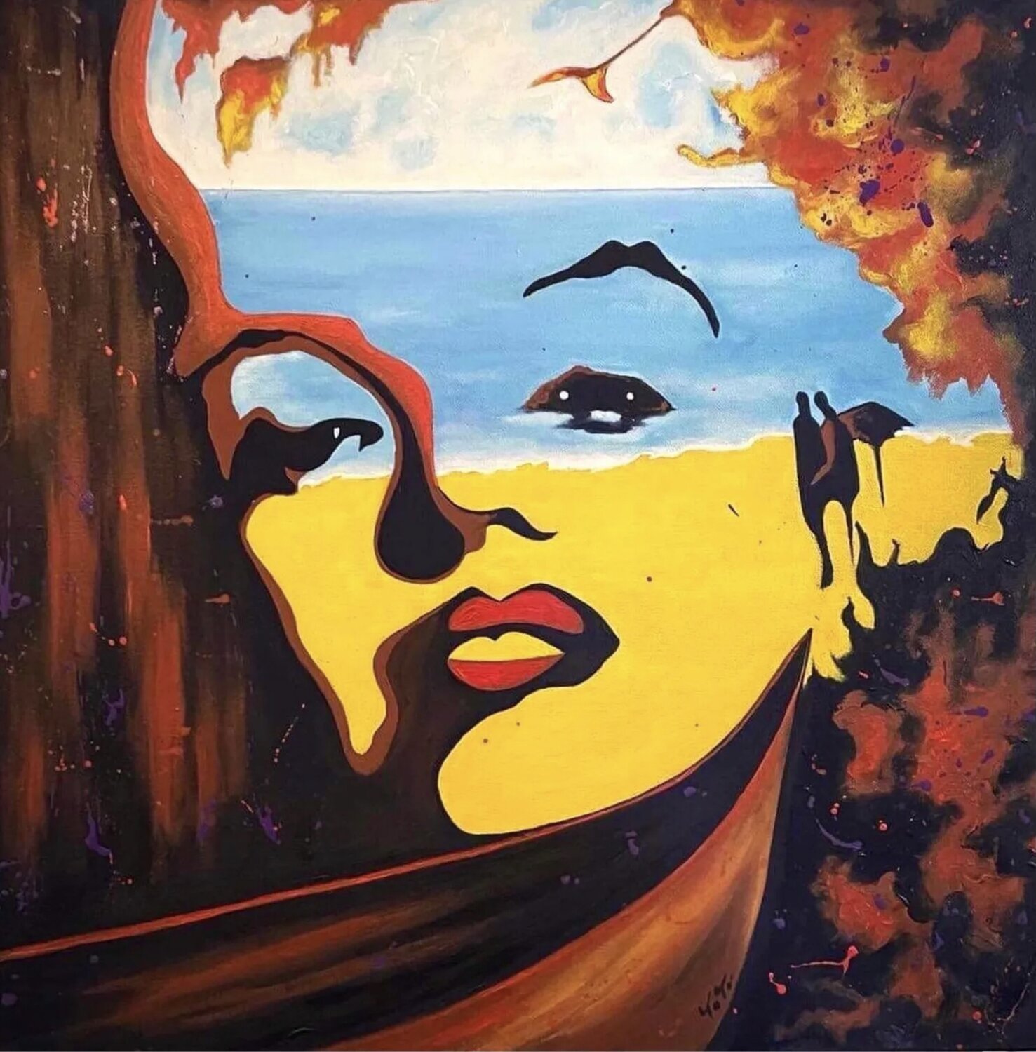 Surreal Marilyn Salvatore Petrucino Original painting for sale