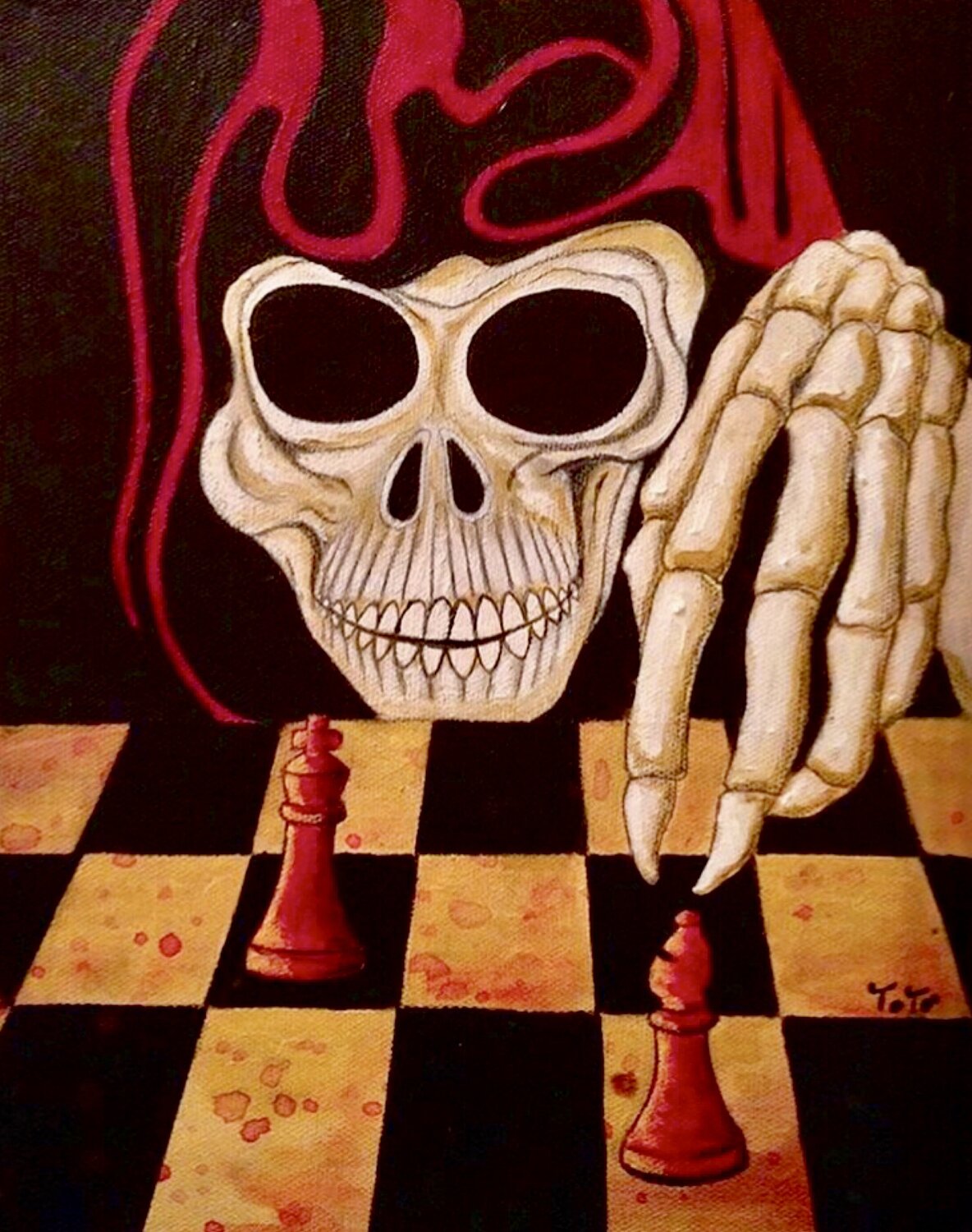 L’ultima sfida Salvatore Petrucino Original painting for sale